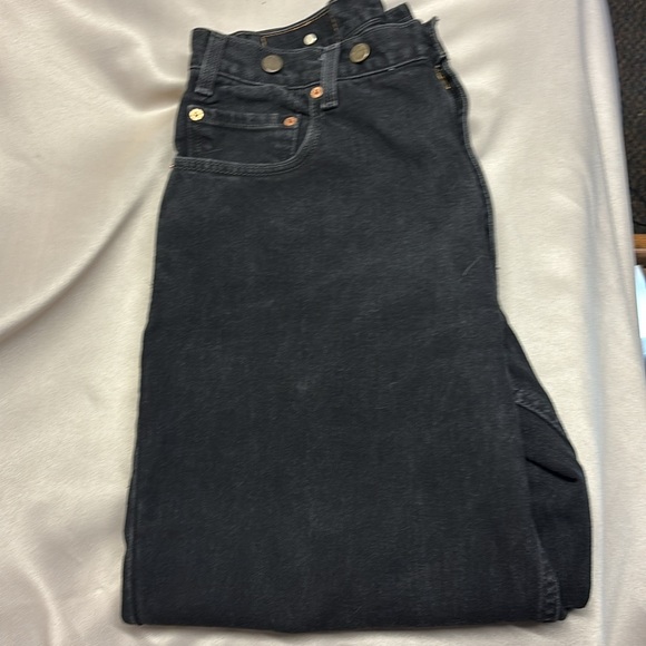 Levis 560 Relaxed Fit Suspender Zip Front Jeans sz 36x30 w/Suspenders - Picture 14 of 17